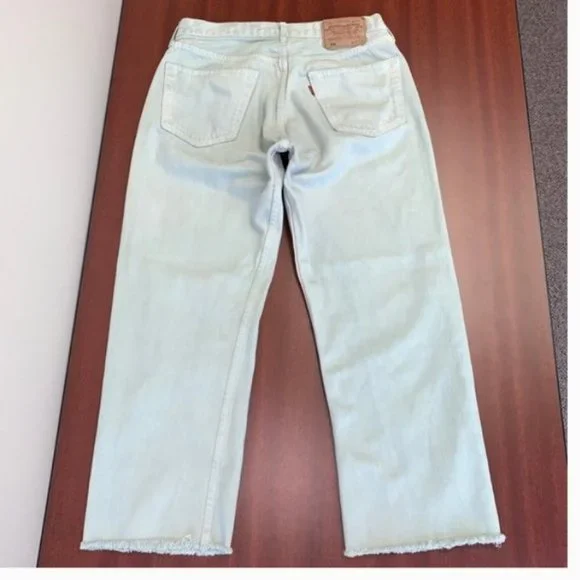 Vintage 501 European Levi's Very Cool Teal Color